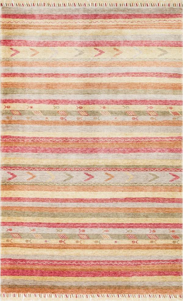 Hoom Rugs Nepal ZR 09 Bambu Viskon Sonbahar Uşak Desenli Halı - Image 1