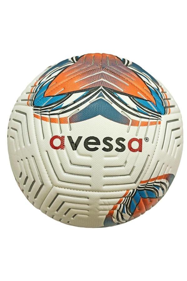 Avessa Ft-300 Futbol Topu No.5 Turuncu Mavi Desenli 425 Gr - Image 1