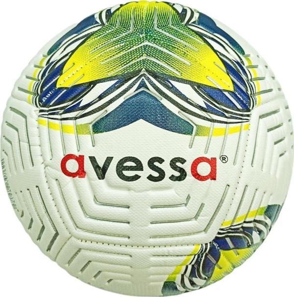 Avessa Ft-300 Futbol Topu No.5 Sarı Mavi Desenli 425 Gr - Image 1