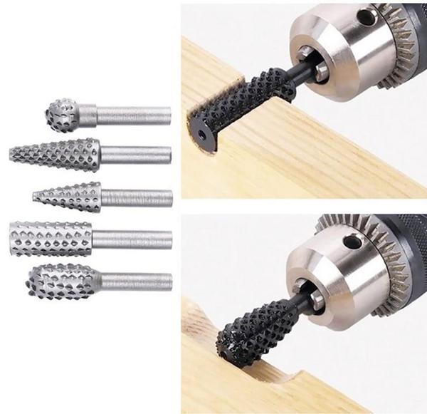 Zhltools Ahşap Oyma Törpü Seti 5 parça - Image 1