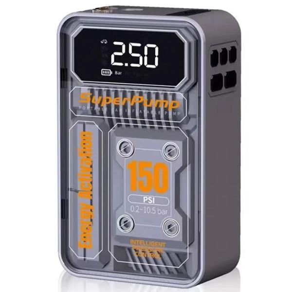 EZERE 150psi Taşınabilir Araba yüksek güçlü elektrikli kablosuz lastik hava pompası - Image 1