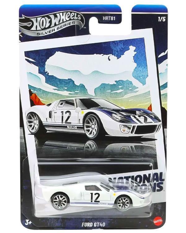 Hot Wheels Silver Series Ford GT40 JBY87 - Image 1