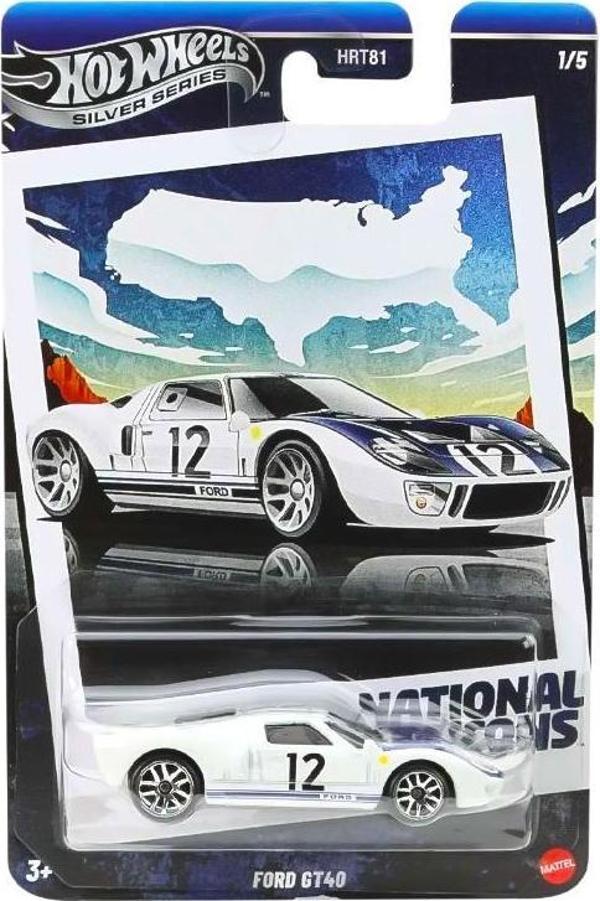 Hot Wheels Silver Series Ford GT40 JBY87 - Image 1
