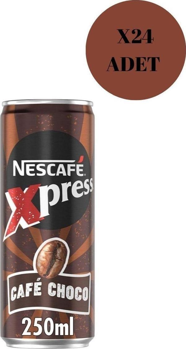 NESCAFÉ XPRESS Café Choco Soğuk Kahve 250ml x24 - Image 1