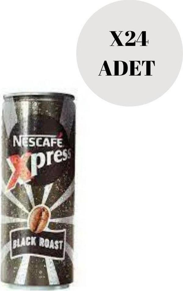NESCAFÉ XPRESS Black Roast Soğuk Kahve 250ml x24 - Image 1
