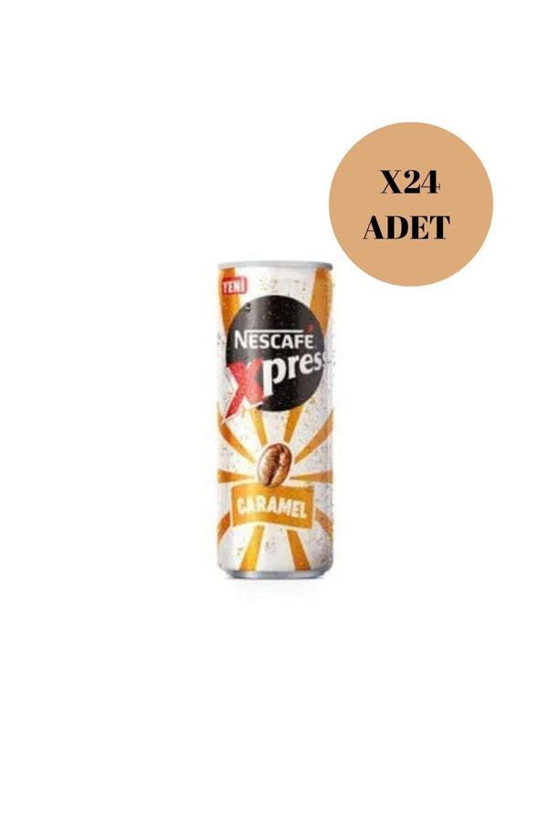 NESCAFÉ XPRESS Caramel Soğuk Kahve 250ml x24 - Image 1
