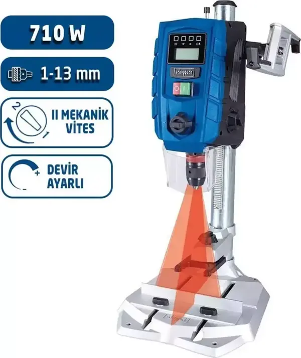 Scheppach DP60 710W Dijital Sütunlu Matkap - Image 1