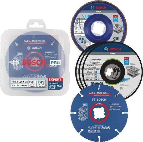 Pro 125 mm X-Lock Kesme ve Flap Zımpara Set, 5li  - Image 1