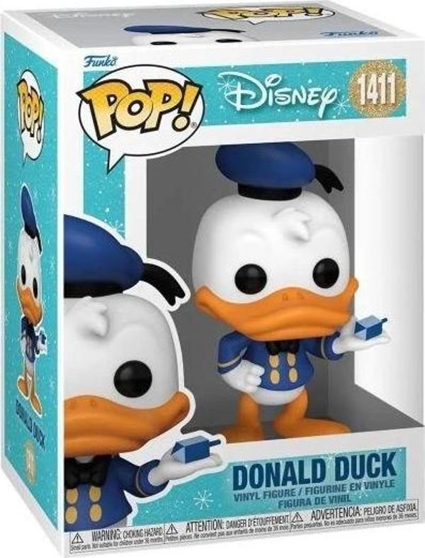 Funko Pop! Disney Holiday: Hanukkah Donald Duck Figürü - Image 1