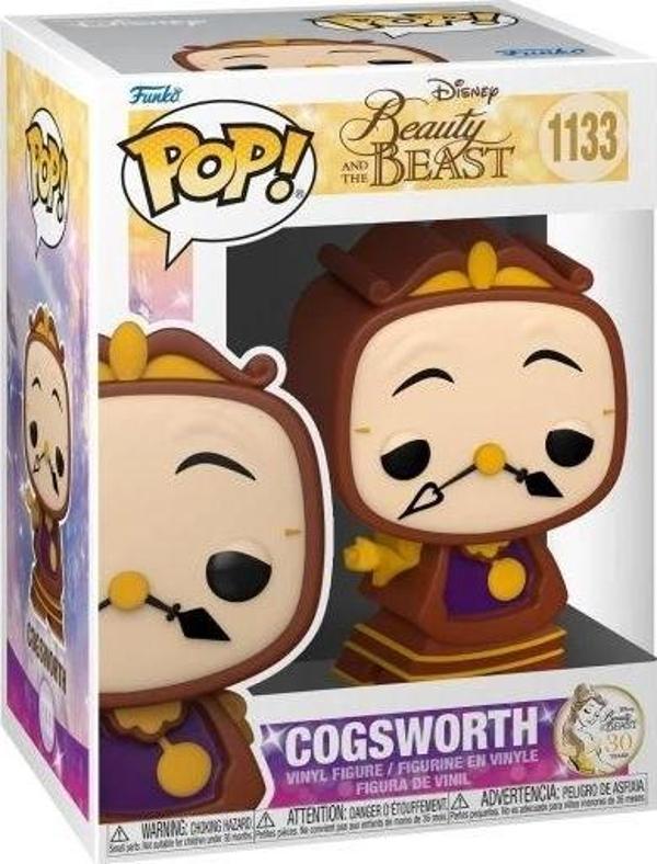 Funko Pop! Disney: Beauty and The Beast - Cogsworth Figürü - Image 1