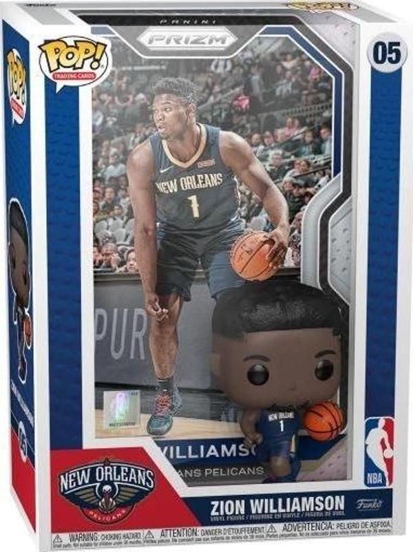 Funko Pop! NBA Trading Cards: Zion Williamson Figürü - Image 1