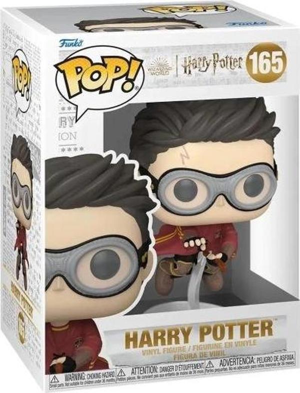 Funko Pop! Movies: Harry Potter with Broom Figürü (Quidditch) - Image 1