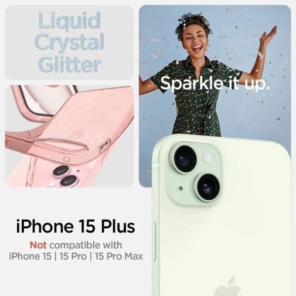 Spigen Liquid Crystal iPhone 15 Plus Kılıf - Image 1