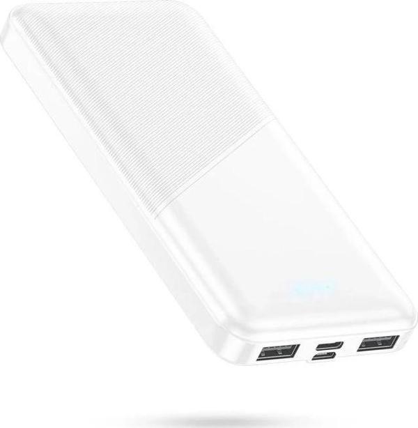 Feeke Taşınabilir Şarj Cihazı 15000mAh Çift USB Power Bank - Image 1