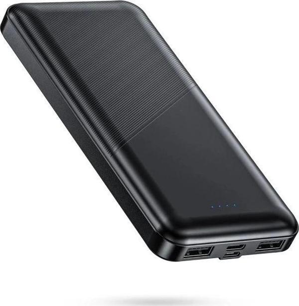 Feeke Taşınabilir Şarj Cihazı 15000mAh Çift USB Power Bank - Image 1