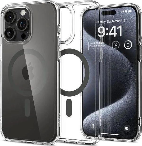 Spigen Manyetik Ultra Hybrid MagFit iPhone 15 Pro Max Kılıf - Image 1