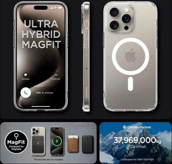 Spigen Manyetik Ultra Hybrid MagFit iPhone 15 Pro Max Kılıf - Image 1