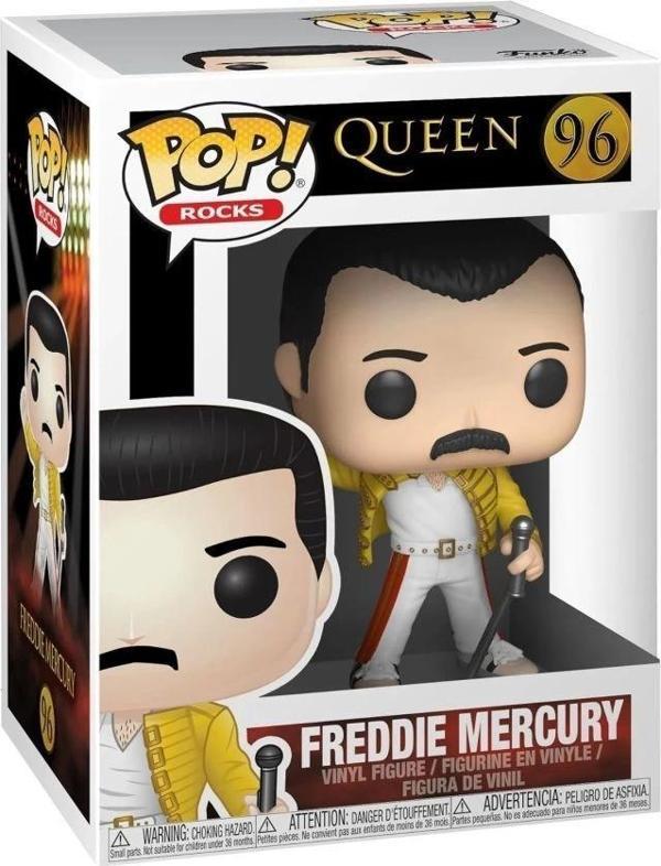 Funko Rocks Queen Freddy Mercury Wembley 1986 Figür - Image 1