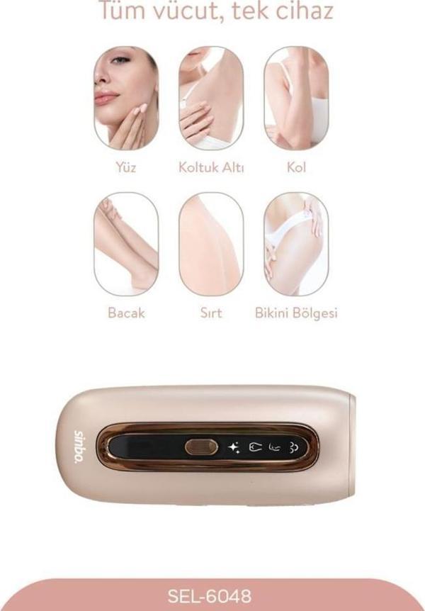 Sinbo Sel-6048 IPL Lazer Epilasyon Cihazı Acısız Kalıcı Epilasyon - Image 1