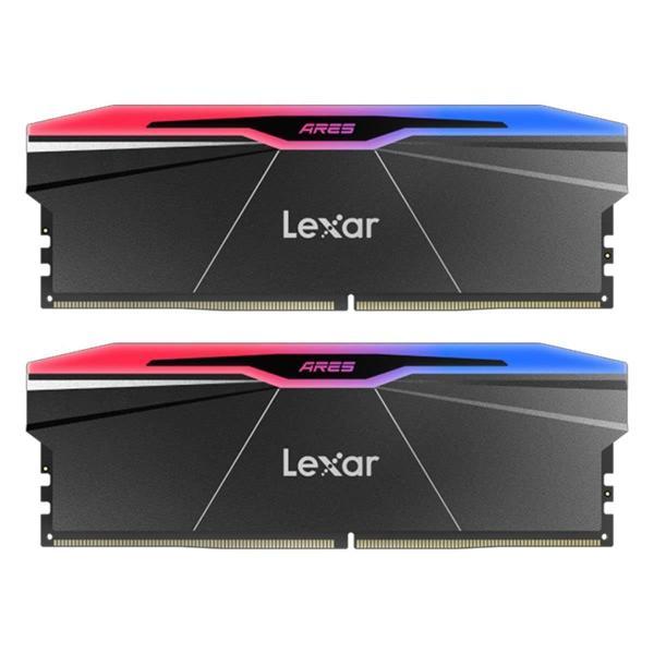 Lexar ARES 2nd Gen RGB 64GB (2x32GB) 6400MHz CL32 Intel XMP 3.0 / AMD EXPO DDR5 Heatsink Ram (LD5U32G64C32BR-RGD) - Image 1