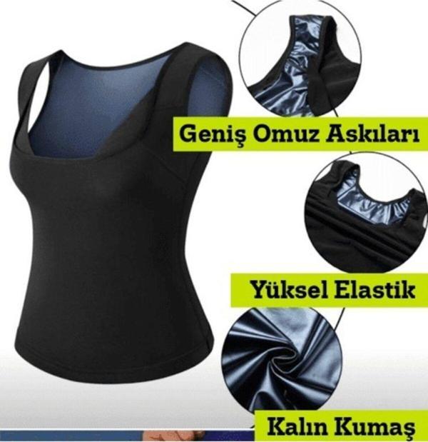 Dr. Cornell Extra Terletici Yeni Ince Kumaş Termal Sauna Pro Terleme Atleti Termal Sauna Atlet - Image 1