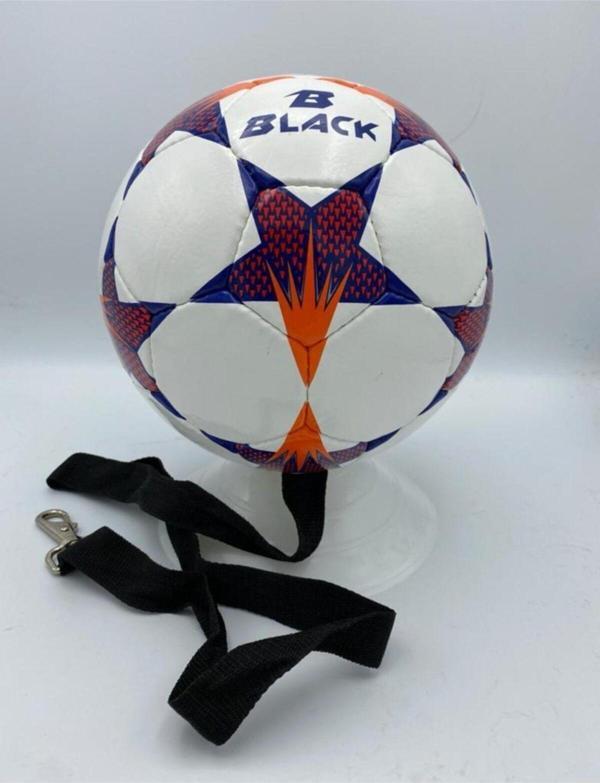 Povit No: 5 Black Snow Sarkaç Topu Kafa Topu 32 Panel El Dikişli Deluxe Pu Malzeme Kafa Topu Futbol Topu - Image 1