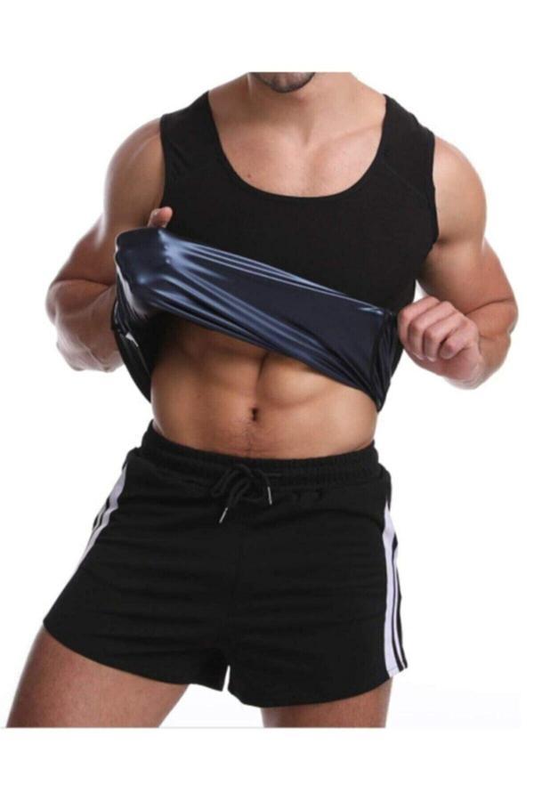 Genç Plus Erkek Sweet Sweat Termal Sauna Pro Termal Sauna Atlet Sauna Etkili Terleme Atleti Ince Kumaş - Image 1