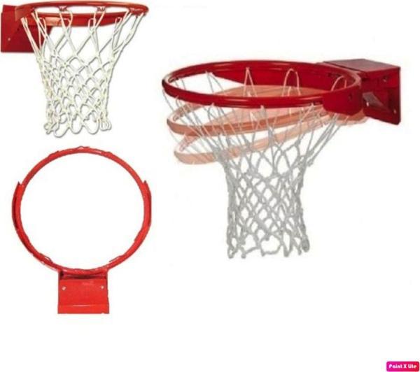 Avessa Çift Yönlü Profesyonel Basketbol Çemberi Yaylı Esneyebilir Nizami Basketbol Potası - Image 1