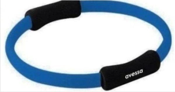 Avessa 35 Cm Pilates Çemberi Sünger Tutamaçlı Mavi - Image 1