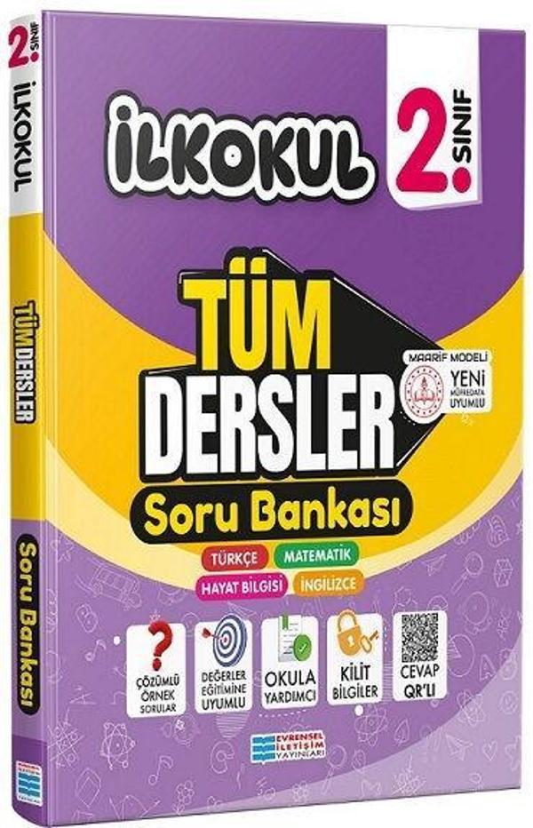 2. Sınıf Tüm Dersler Soru Bankası Evrensel İletişim Yayınları - Evrensel İletişim Yayınları - Image 1