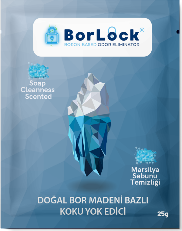 BorLock Sabun Temizliği Kokulu Koku Giderici 25g x15 - Image 1