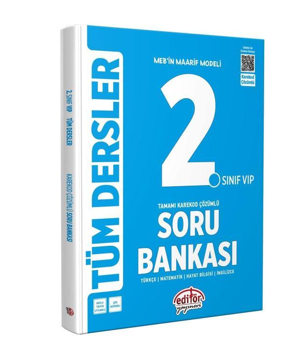 2. Sınıf VİP Tüm Dersler Soru Bankası Editör Yayınları - Editör Yayınevi - Image 1