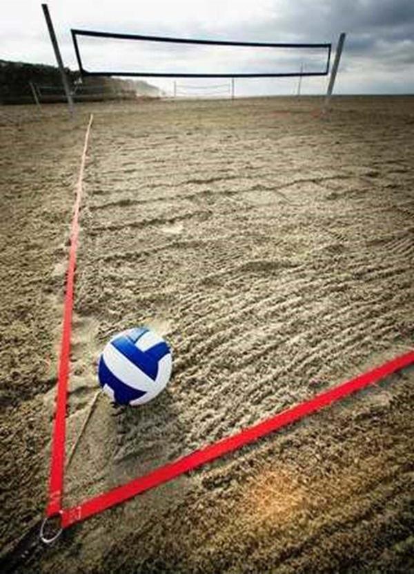 Avessa Voleybol Saha Şeridi 8*16Mt Kırmızı - Image 1