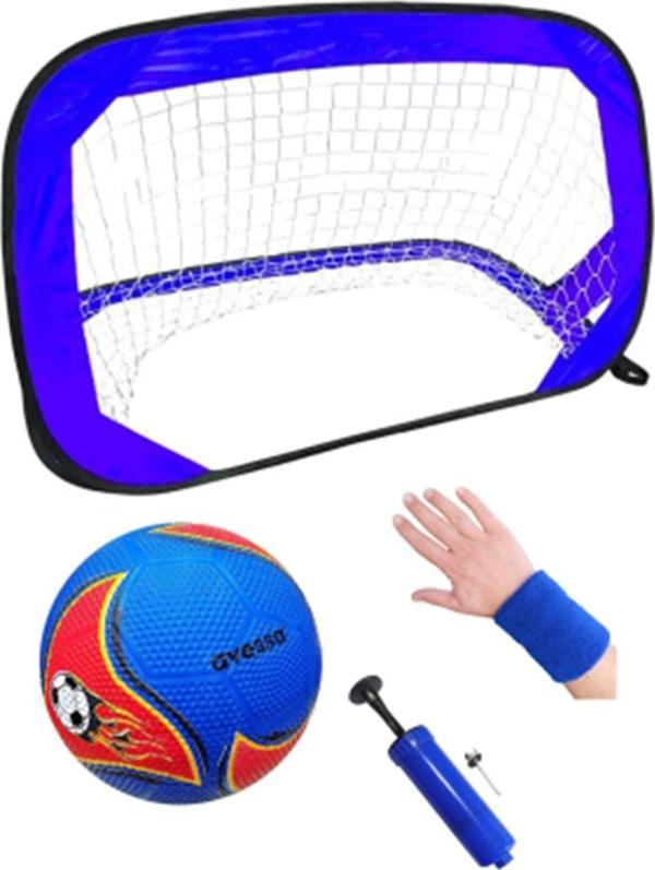 Avessa 4'Lü Futbol Antrenman Seti - Minyatür Futbol Kalesi - Futbol Topu No:4 - Pompa - Bileklik - Image 1