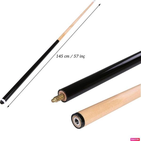 Avessa 145 Cm (57 İnç) 2 Parça Ahşap Bilardo Istakası - Image 1