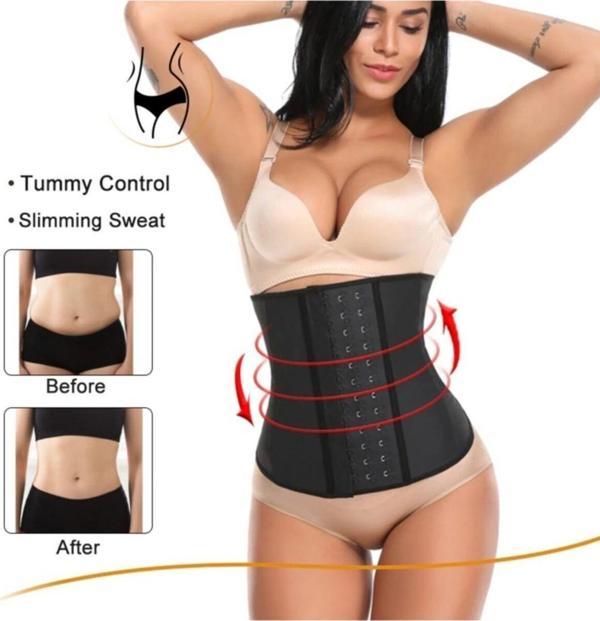 Sweet&Sweat Askısız Latex Extra Sıkı Göbek Korse Bel Eğitmeni Pro Prime Korse Çelik Balenli - Image 1
