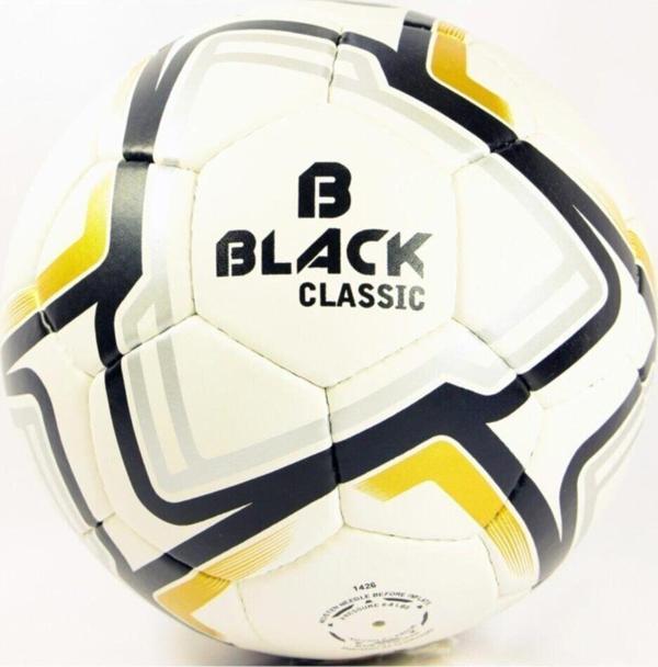 Black Classic El Dikişli 5 Numara Futbol Topu - Image 1