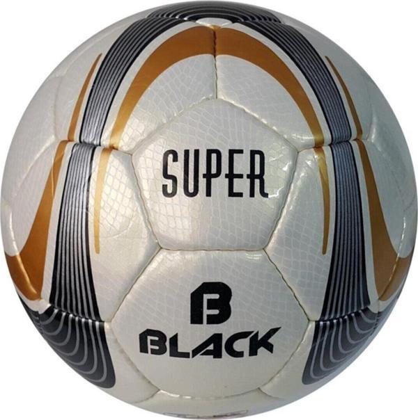 Black Super El Dikişli Futbol Topu No:4 Halı Saha Topu 4 Numara ( 400 Gram ) - Image 1