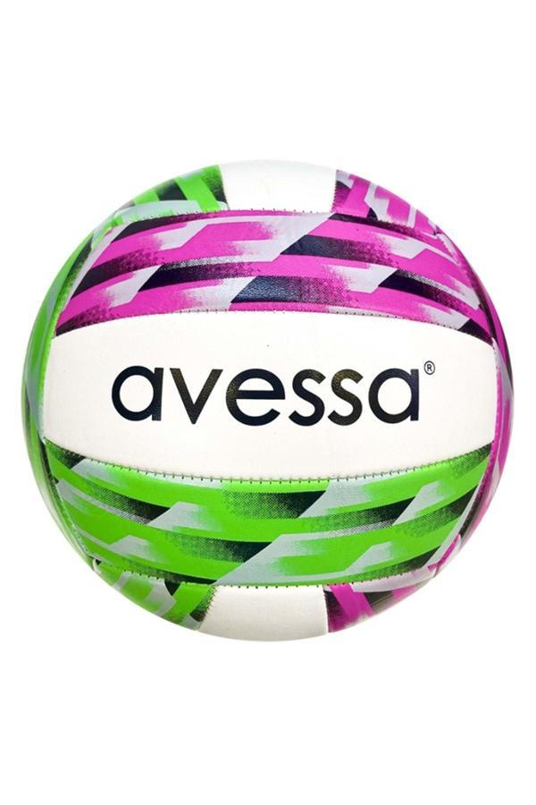 Avessa Voleybol Topu Vt-100 Yeşil-Pembe - Image 1