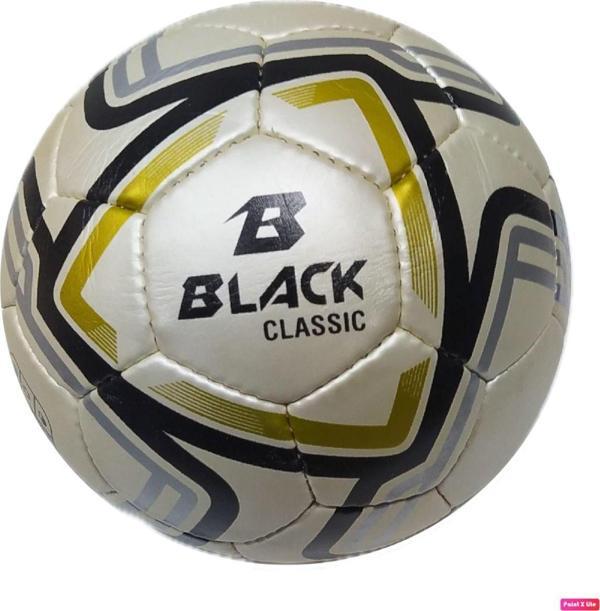 Black Classic No 5 Profesyonel 32 Panel Futbol Topu Sert Zemin İçin Özel Üretim Maç Topu 442 Gr - Image 1