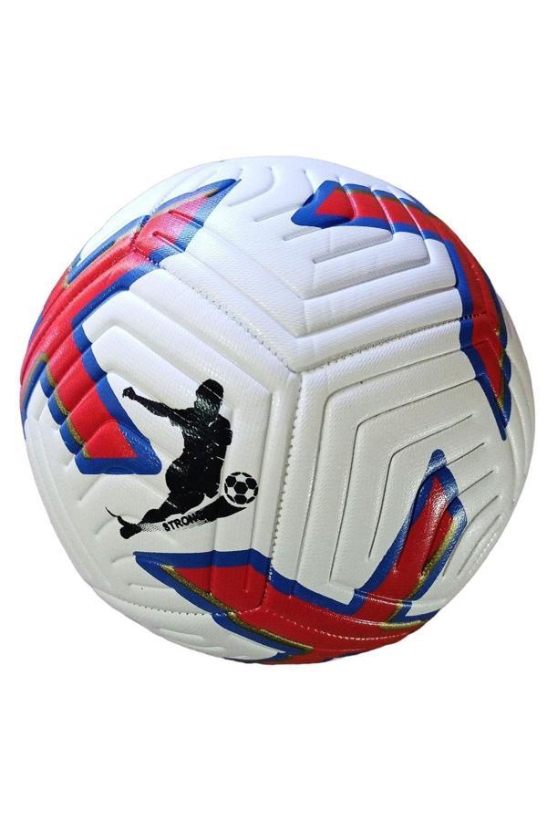 Avessa Futbol Topu No 5 Beyaz Kırmızı Bsf-022 - Image 1