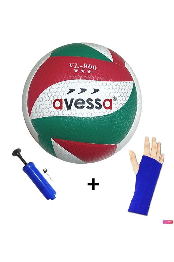 Avessa Vl-900 Yumuşak Soft Doku Voleybol Topu Kaymaz Yüzey Yapıştırma 280 Gr Maç Topu + Pompa + Kolluk - Image 1