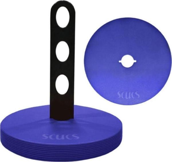 Scucs 10'Lu Mavi Düz Kauçuk Çanak - Image 1