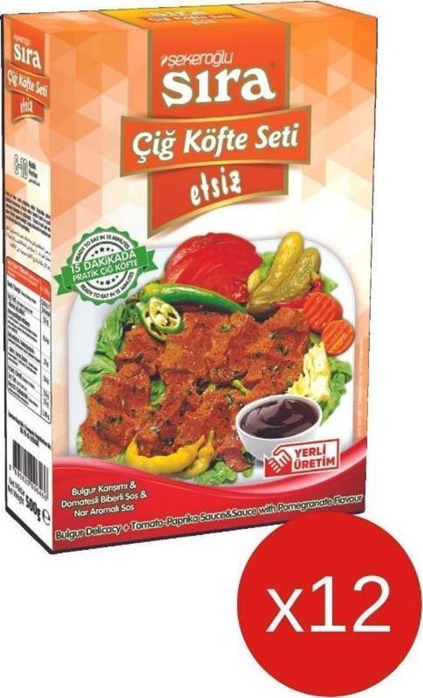 Sıra Çiğ Köfte Seti 500 Gr Etsiz 12 Li - Image 1