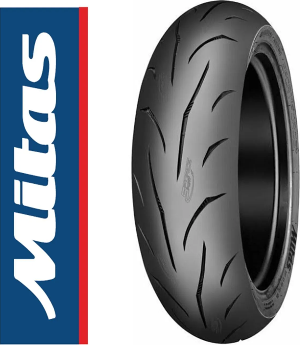 180/55Zr17 Mitas Sport Force+ (73W) Arka Lastik - Image 1
