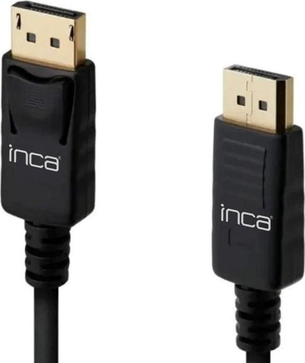Inca IDPD-02TXA Display Port to Display Port 4K Altın Uçlu V2.0 2 Metre Kablo - Image 1