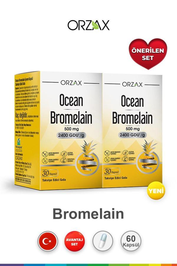 Ocean Bromelain 500 mg 30 Kapsül 2 Adet - Image 1