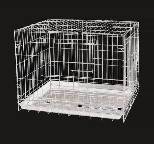 Dayang Köpek Kafesi Beyaz 78x48x55 CM  - Image 1