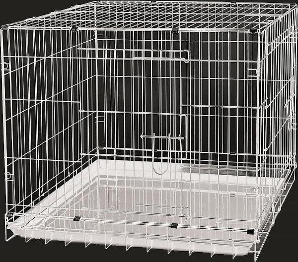 Dayang Köpek Kafesi Beyaz 93x56,5x63,5 cm  - Image 1