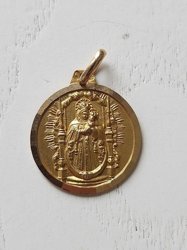 Edi Antik 1.5Cm Boyunda Dini Hristiyan Kolye Ucu. Orijinal Dönem - Image 1
